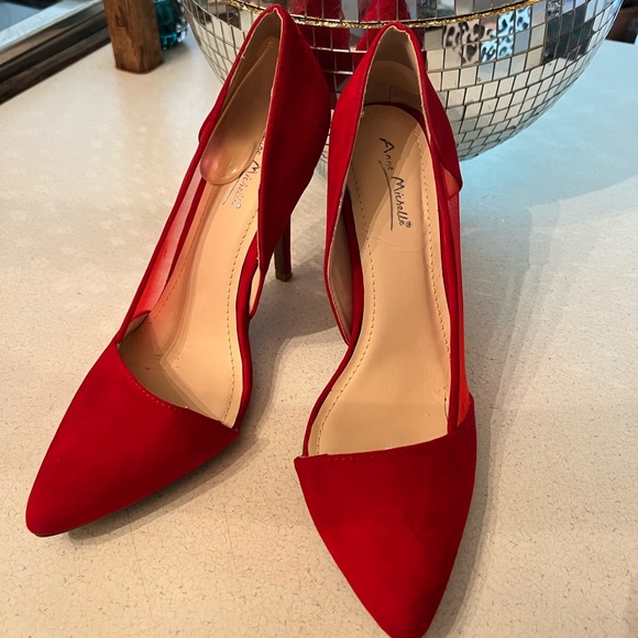 Anne Michelle | Shoes | Anne Michelle Momentum Red Heels | Poshmark